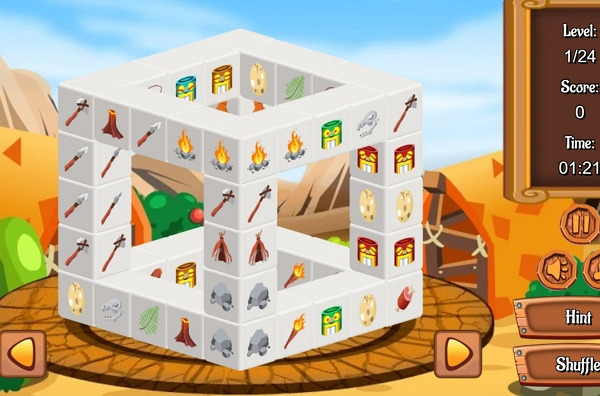 3 Mahjong 3 Dimensions 