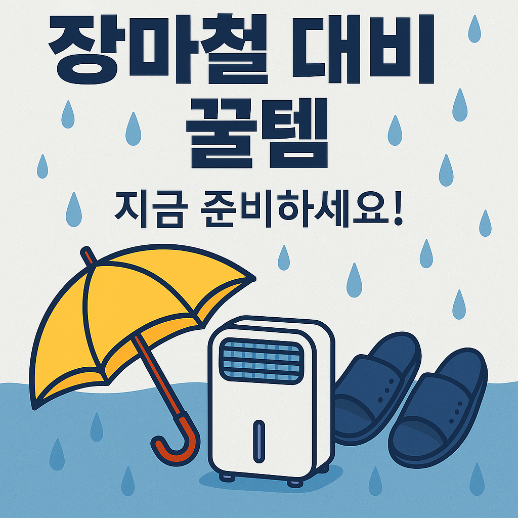 장마철 대비 꿀템