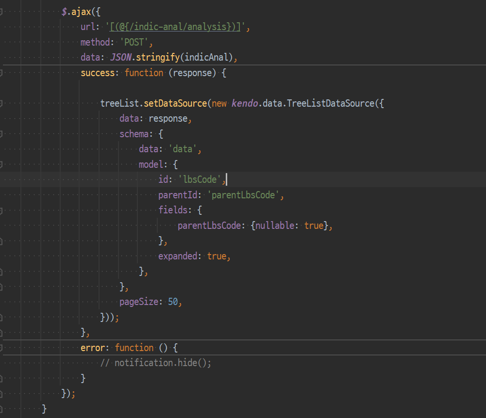 Kendo autoBind false