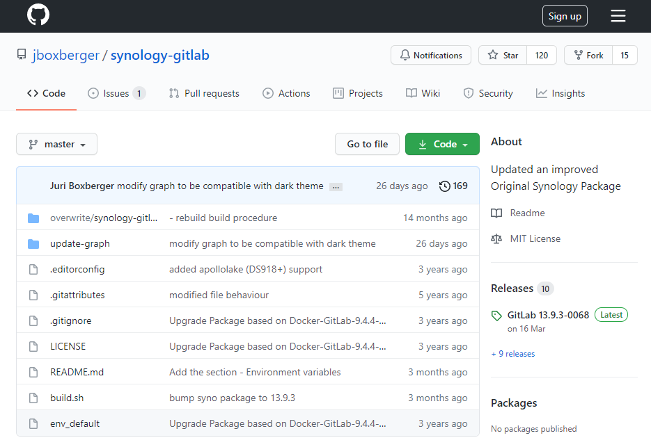  nas gitlab 