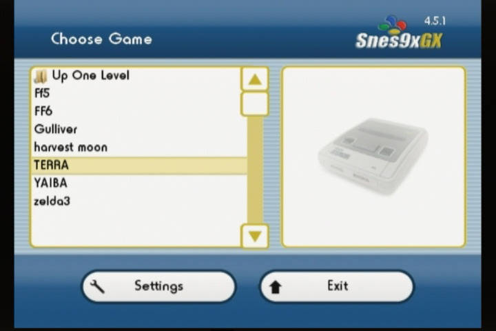 wii homebrew snes9x gx roms