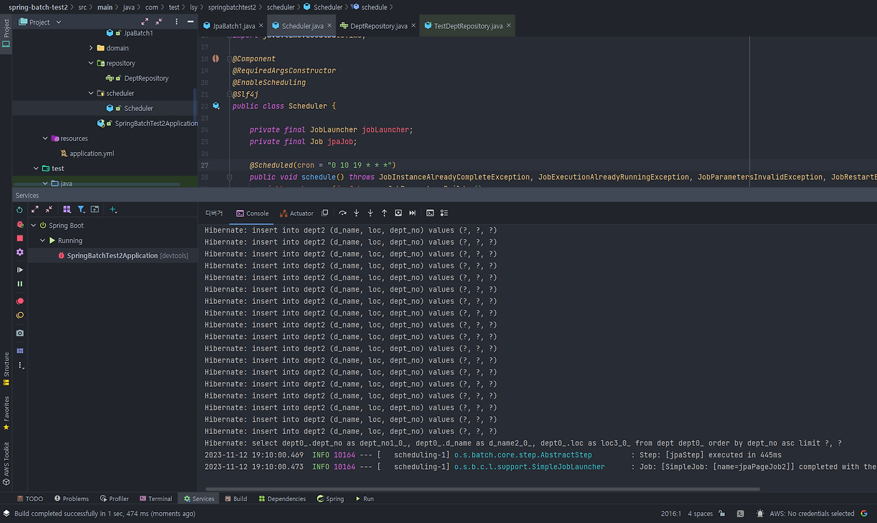 springboot-spring-batch-scheduler-jparead-writer-feat-db