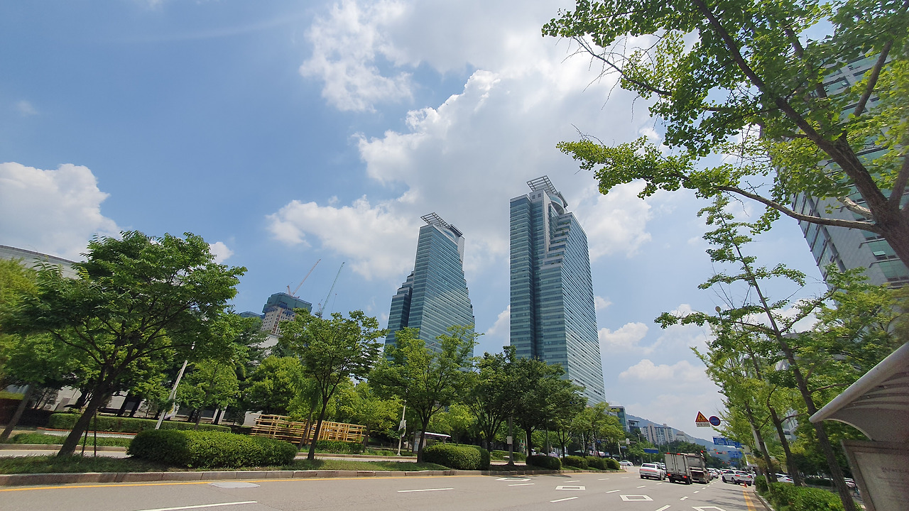 [20230719]안양시청 주변 평촌 도심과 하늘 풍경