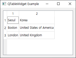 [PyQt] Table Widget 열 너비를 Text 길이에 맞추기
