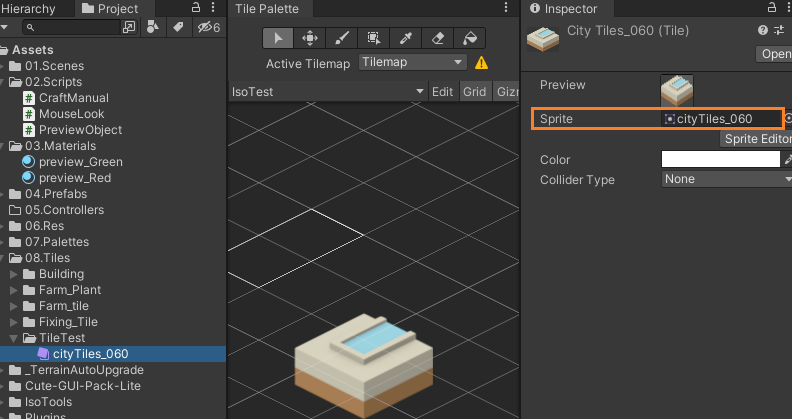 [Unity] 2.5D 아이소메트릭 타일맵 그리기 [Isometric 2.5D TileMap]