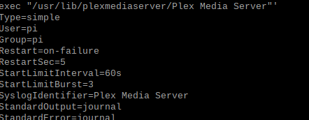 restart plex media server debian