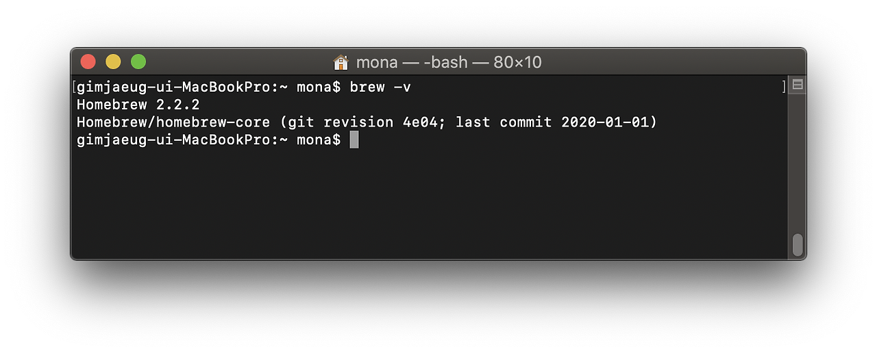brew nodejs