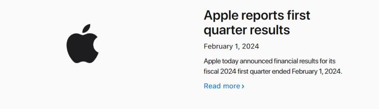 애플(AAPL)의 23년 4분기 실적 발표 1 ywAAAAAAQABAAACAUwAOw==