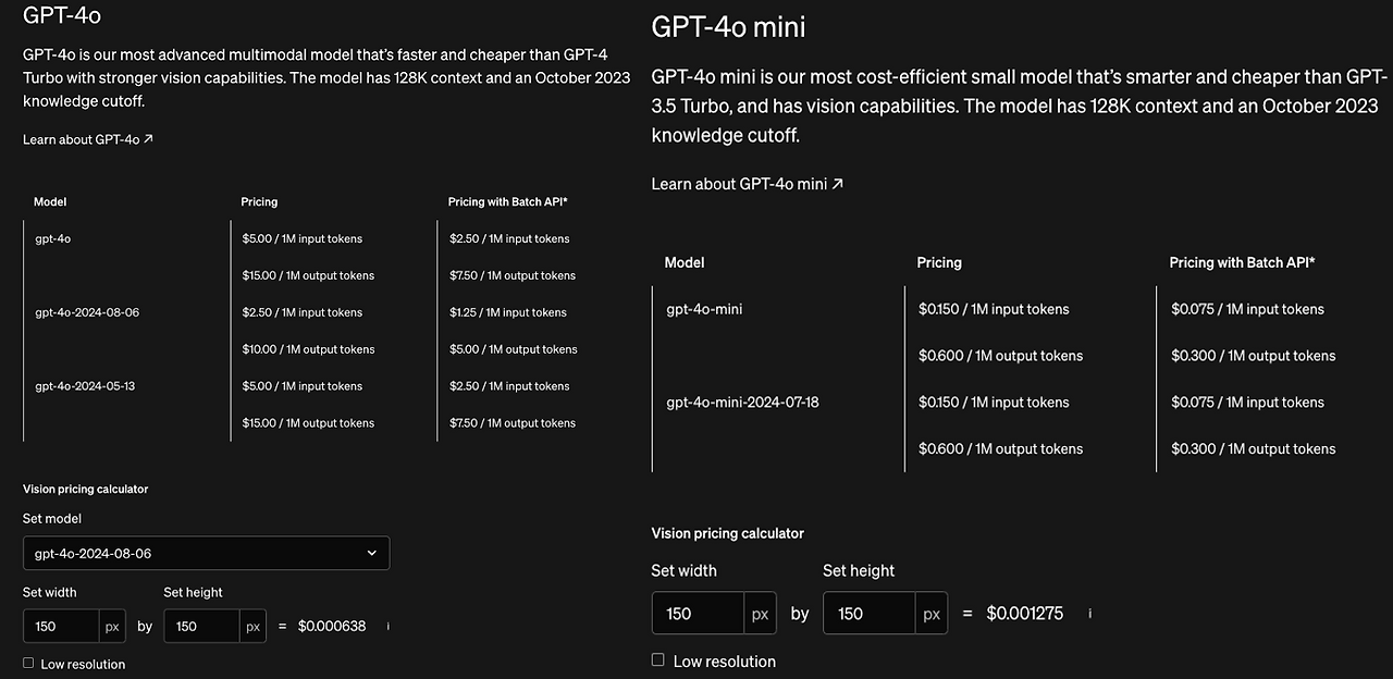 GPT-API 정의, 사용법, 사용 가능한 모델, 모델 사용 가격 등