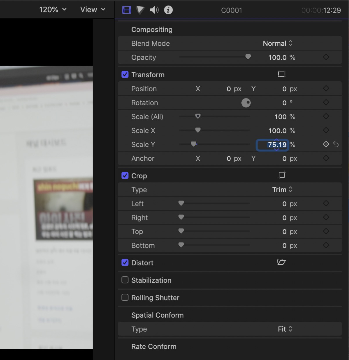 anamorphic desqueeze davinci resolve studio