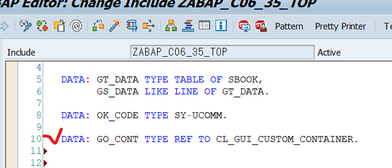 [ABAP] ALV CUSTOM CONTAINER :: yellog