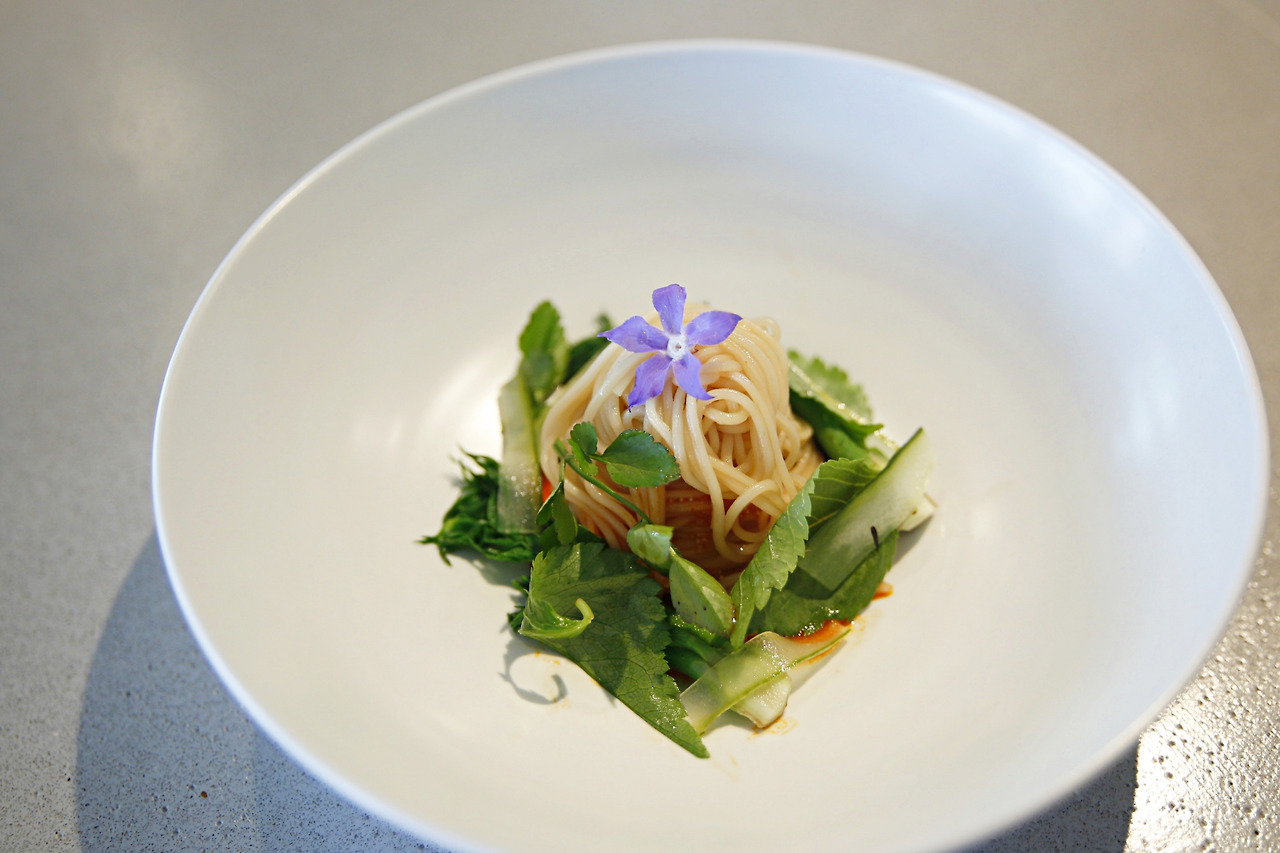 Myomi's Jeotgal Bibim noodles (Pic: Julia Lee)
