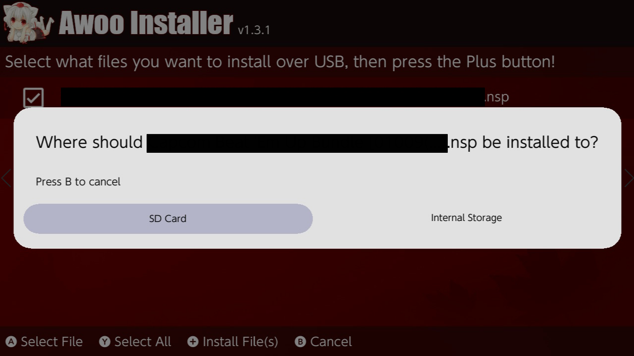 스위치 USB 설치 방법(awooinstaller)