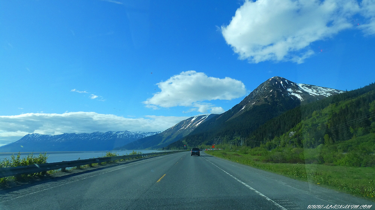 알래스카" 설산과 바다와 함께 하는 기차여행 "