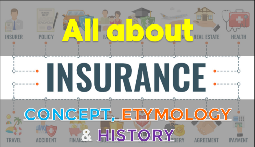 what is insurance? 보험의 어원 역사