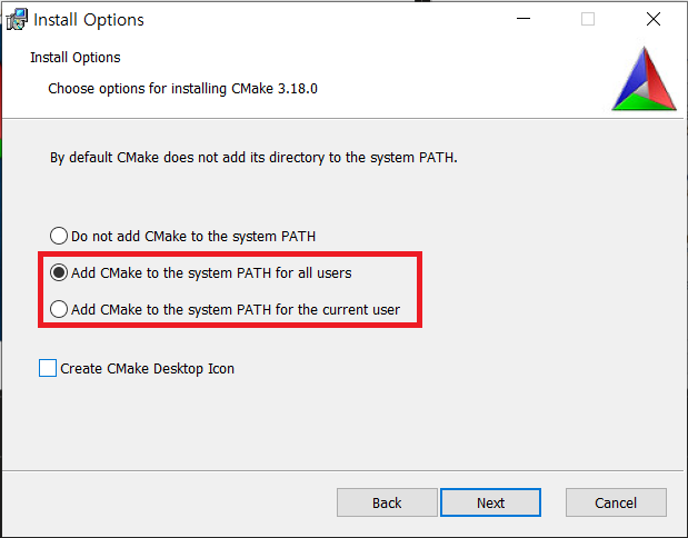cmake 32 bit windows
