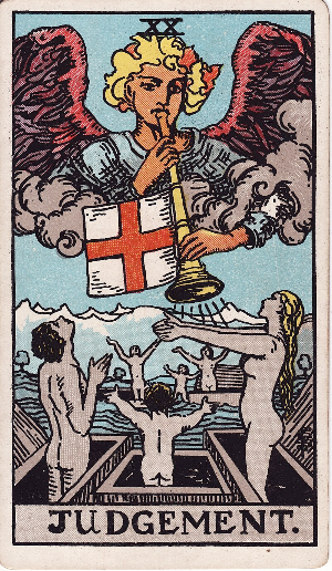 Universal Rider–Waite tarot / 20 / 심판