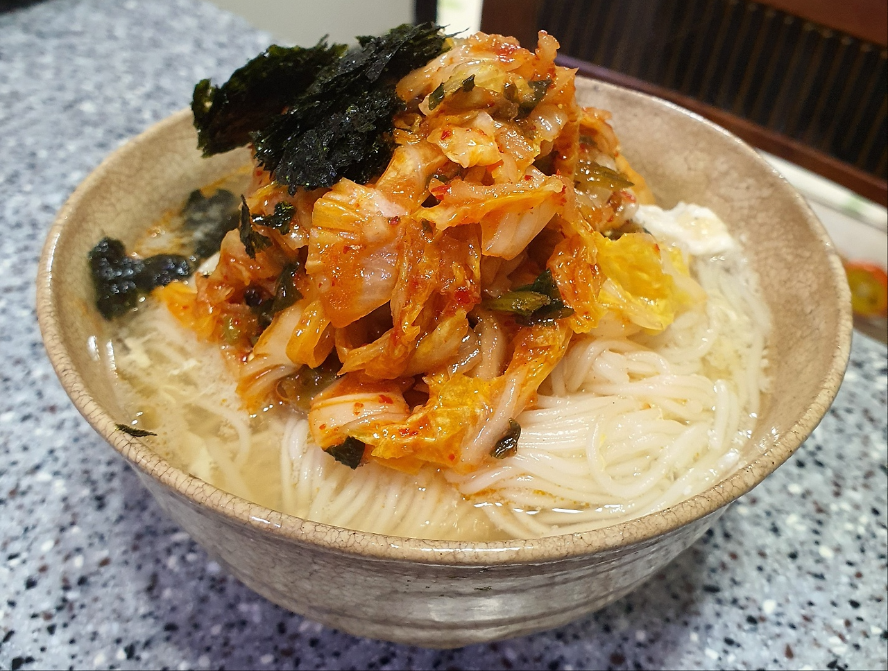 엄마가 해주는 국수가 제일 맛있어
