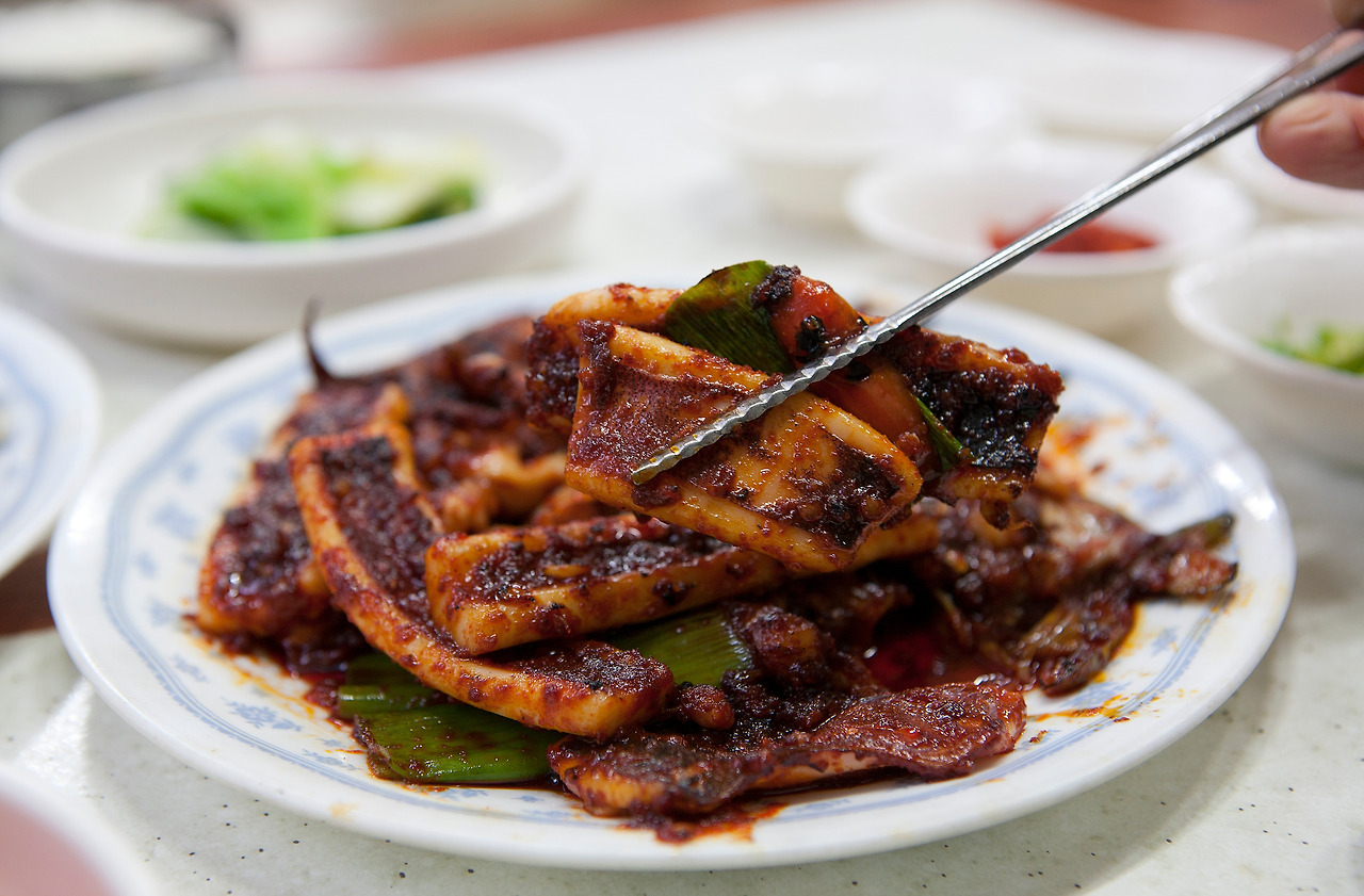 예천, 순댓국과 오징어불고기