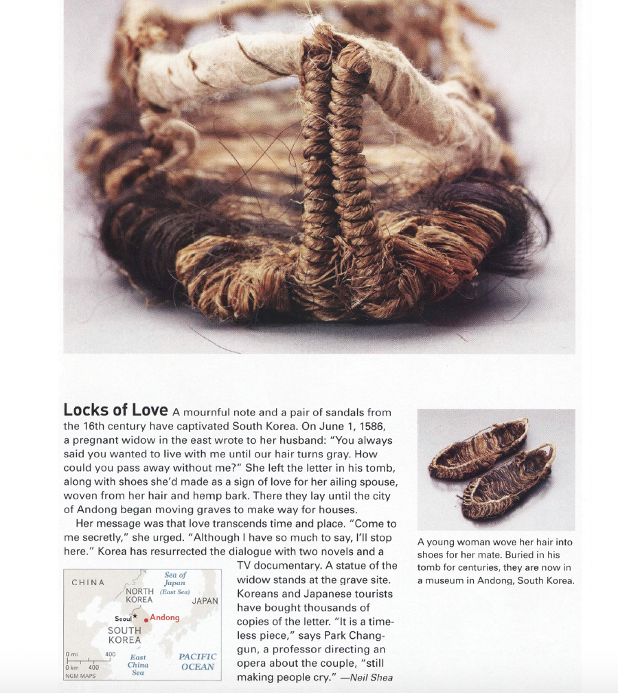Korean Mummy in National Geographic Magazine