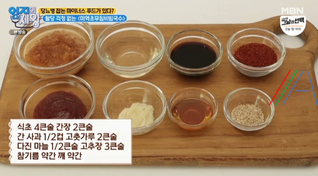 엄지의제왕 미역초무침비빔국수 (천사채비빔국수) 레시피 만드는 법 - 당뇨병 탈출 마이너스 푸드를 먹어라 4 ywAAAAAAQABAAACAUwAOw==