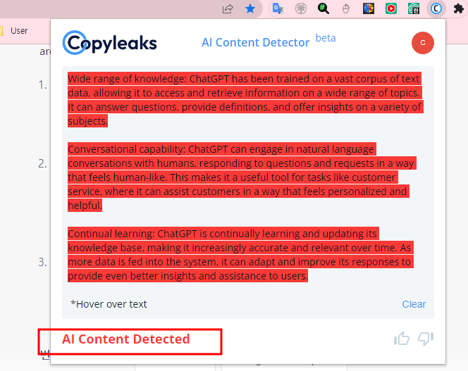 AI가 작성한 글인지 확인하는 AI Content Detector 설치 및 사용법 4 ywAAAAAAQABAAACAUwAOw==