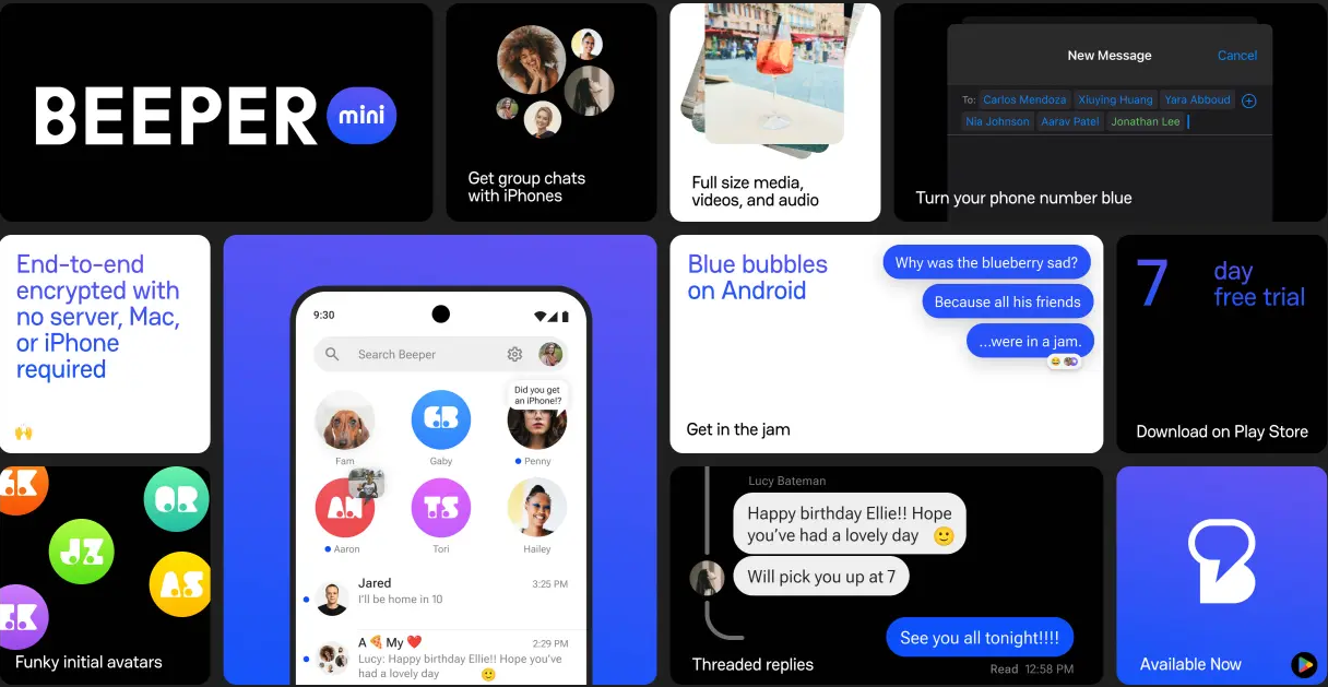 Beeper Mini를 통해 안드로이드에서 iMessage를 경험하세요. 크로스 플랫폼 메시징의 새로운 장을 여는 Beeper Mini의 기능과 사용법을 알아보세요. 1 Beeper Mini의 기능과 사용법을 알아보세요.