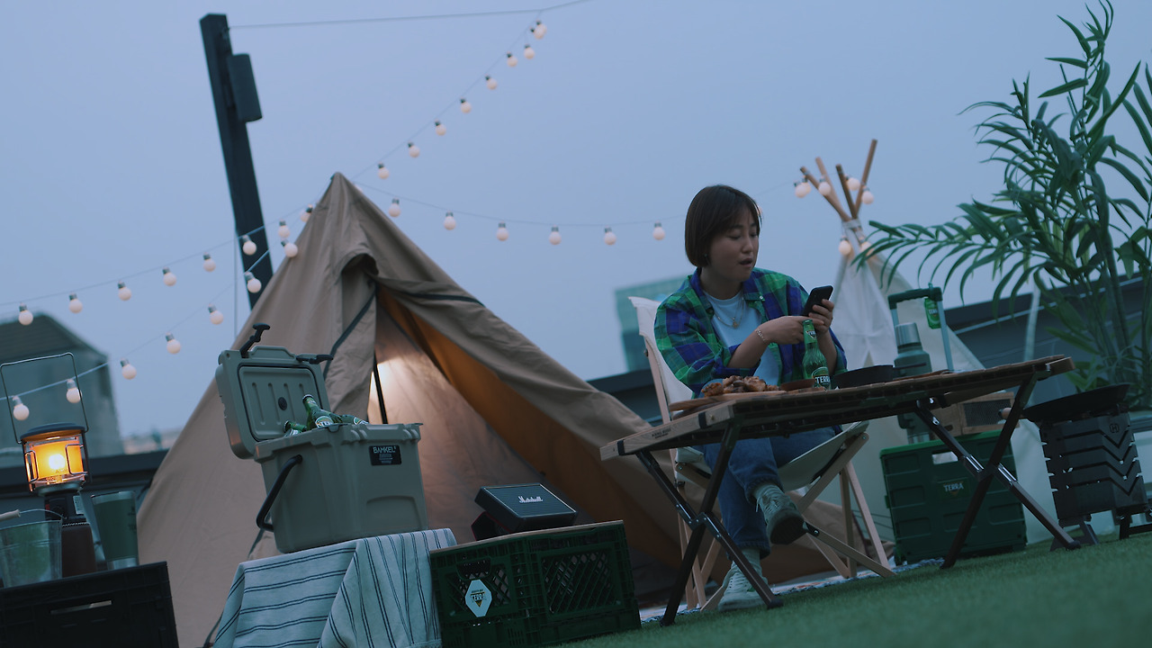 How Park retreats herself from a busy life - camping