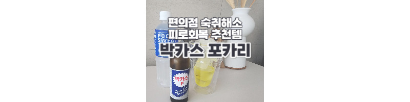 편의점 숙취해소제 박카스 포카리 피로회복템으로도 추천해요 1 편의점 숙취해소제 박카스 포카리