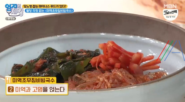 엄지의제왕 미역초무침비빔국수 (천사채비빔국수) 레시피 만드는 법 - 당뇨병 탈출 마이너스 푸드를 먹어라 14 ywAAAAAAQABAAACAUwAOw==