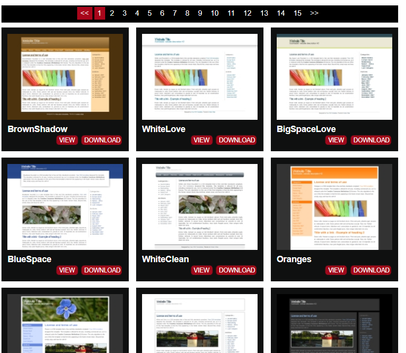 Free CSS Templates 사용 가능한 사이트 소개 1 ywAAAAAAQABAAACAUwAOw==