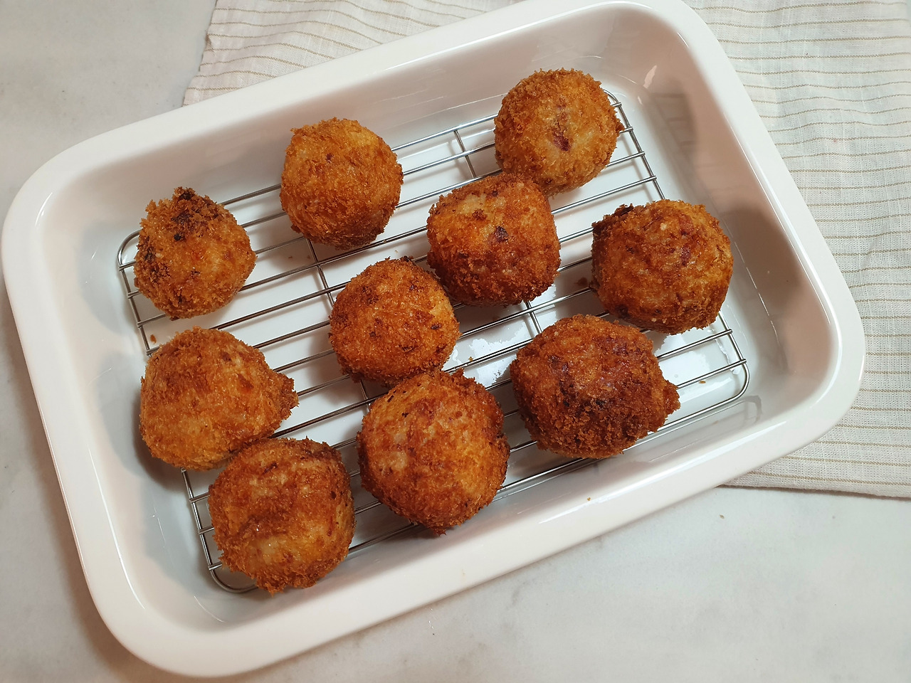 야매요리 아란치니 만들기(와인안주, 연말 파티메뉴 추천) 13 아란치니