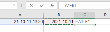날짜와 시간 값이 입력 된 셀 데이터에서 날짜와 시간 분리하기 (엑셀) 6 ywAAAAAAQABAAACAUwAOw==
