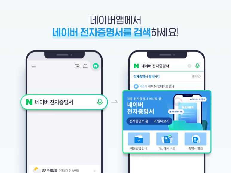 네이버 전자증명서 서비스 이용 방법: 주민등록등본부터 졸업증명서까지 간편 발급 2