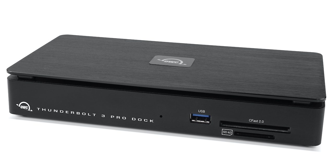 10Gb 이더넷, eSATA, CFast 리더 등을 갖춘 OWC Thunderbolt 3 Pro Dock 1 ywAAAAAAQABAAACAUwAOw==