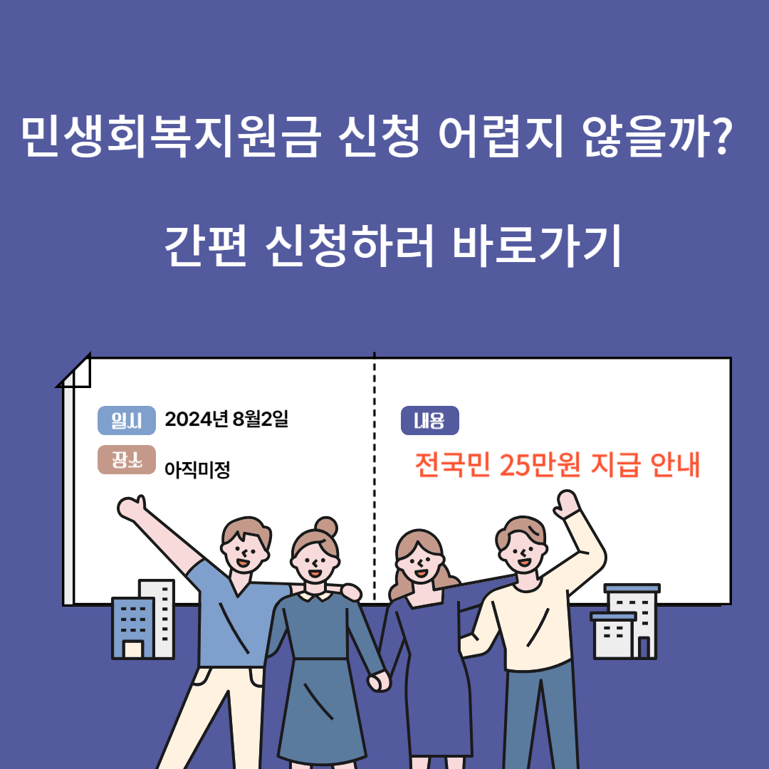민생회복지원금 신청 및 25~35만원 지급 대상 조회하기