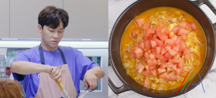 편스토랑 토마콩면 만드는법 정상훈 라면 레시피 - 토마토 콩 2 ywAAAAAAQABAAACAUwAOw==