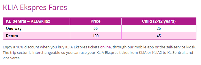 쿠알라룸푸르공항 ↔ 쿠알라룸푸르시내(KL센트럴역)간 가장 빠른 이동수단《KLIA Ekspres》 2 ywAAAAAAQABAAACAUwAOw==