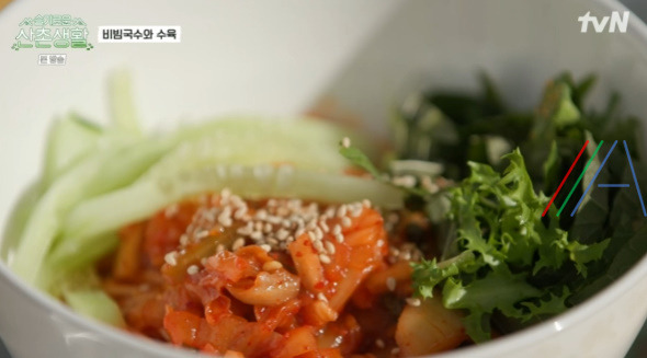 슬기로운 산촌생활 비빔국수 레시피 만들기 방법 정경호 매콤비빔국수 1 ywAAAAAAQABAAACAUwAOw==