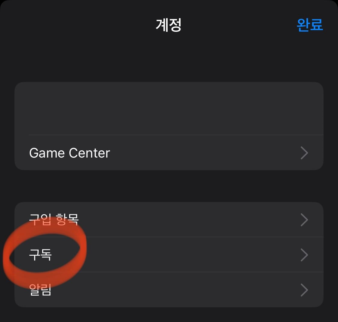 애플 아이폰 유료앱, 정기결제 구독 정보 확인하고 해지 방법 7 구독 서비스 목록
