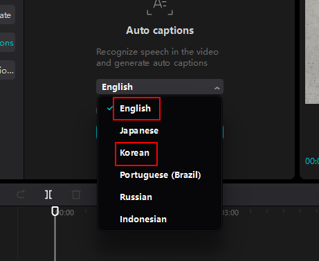 캡컷(Capcut)을 영상 자동 자막 프로그램으로 사용하기 3 ywAAAAAAQABAAACAUwAOw==
