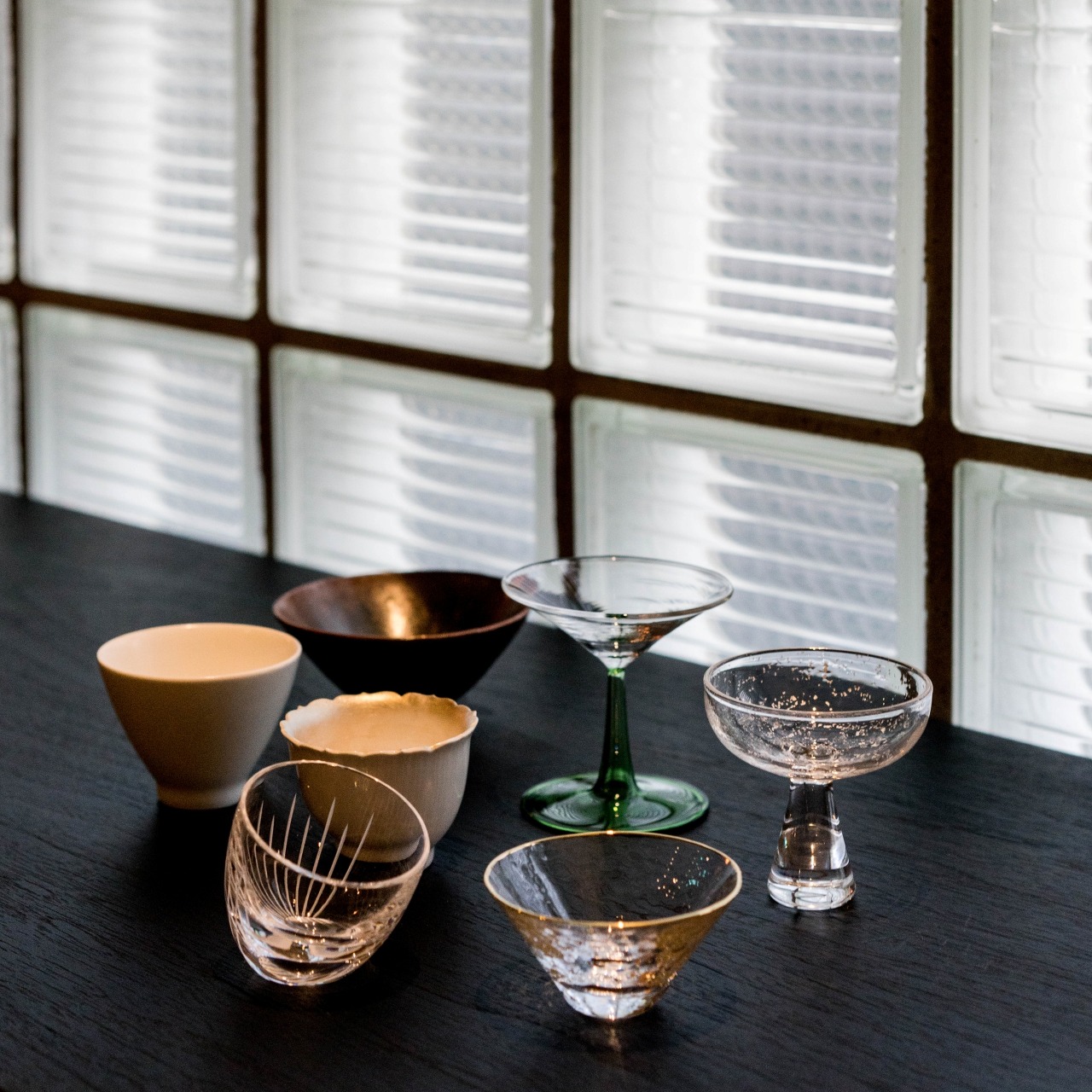 Artisanal glassware by Korean artists (Photo: Mingles)