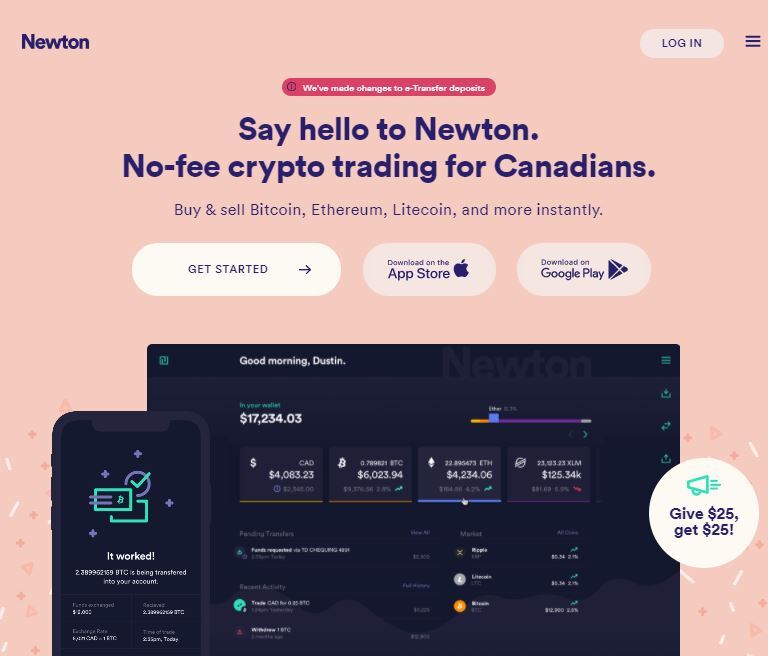 캐나다에서 가상화패 비트코인 사는 법 - Newton Crypto