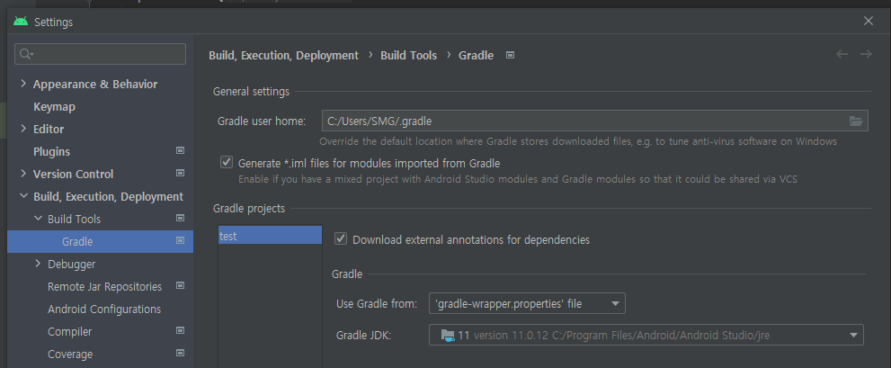Android Gradle plugin requires Java 11 to run. You are currently using ...