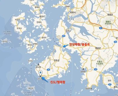 명량 지도