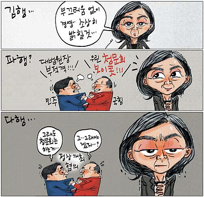 김행, 파행, 다행