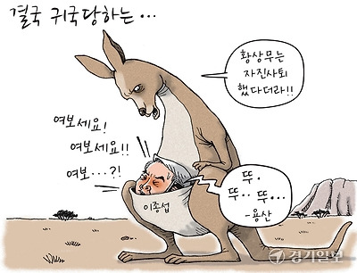 결국 귀국
