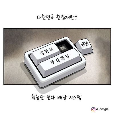 헌법재판소 주심 배당 시스템