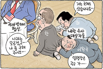 내란 수사 대상자들의 관세 협상