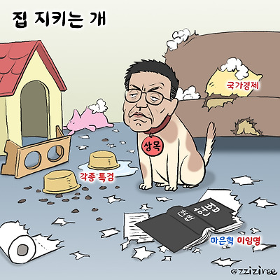 집 지키는 개